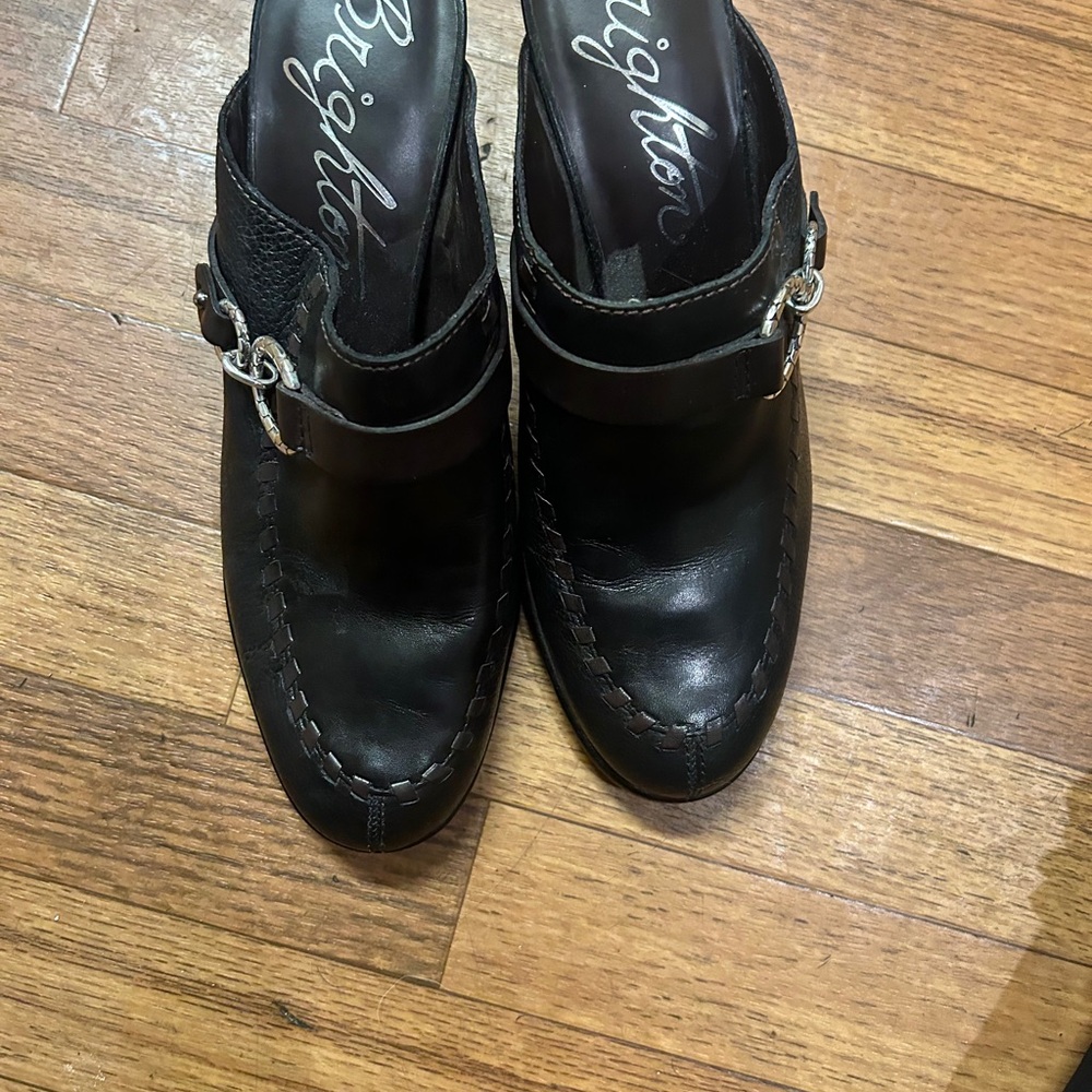 Brighton Black Leather Loafers - Picture 5 of 6